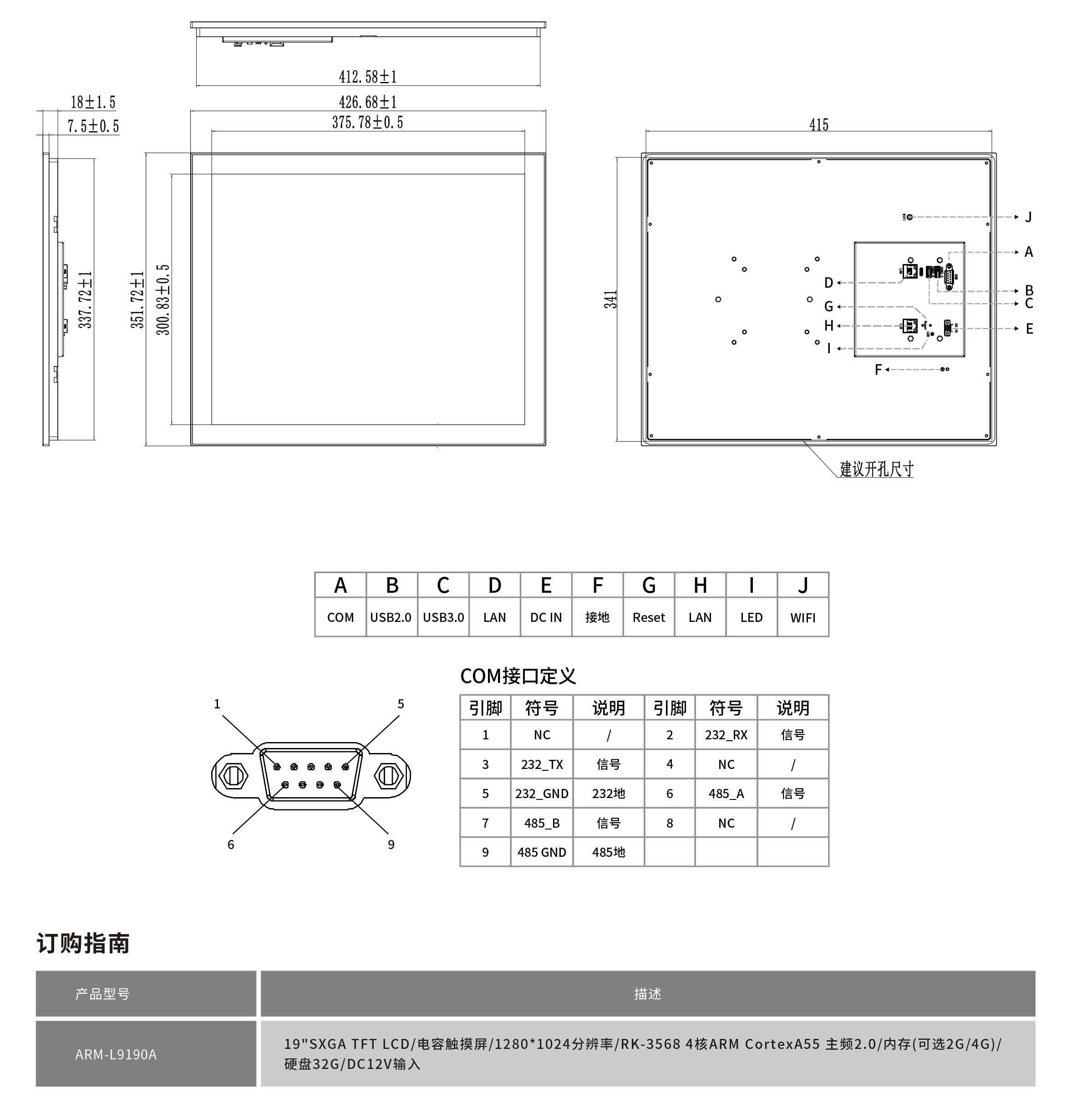 ARM-L9190A-規格書