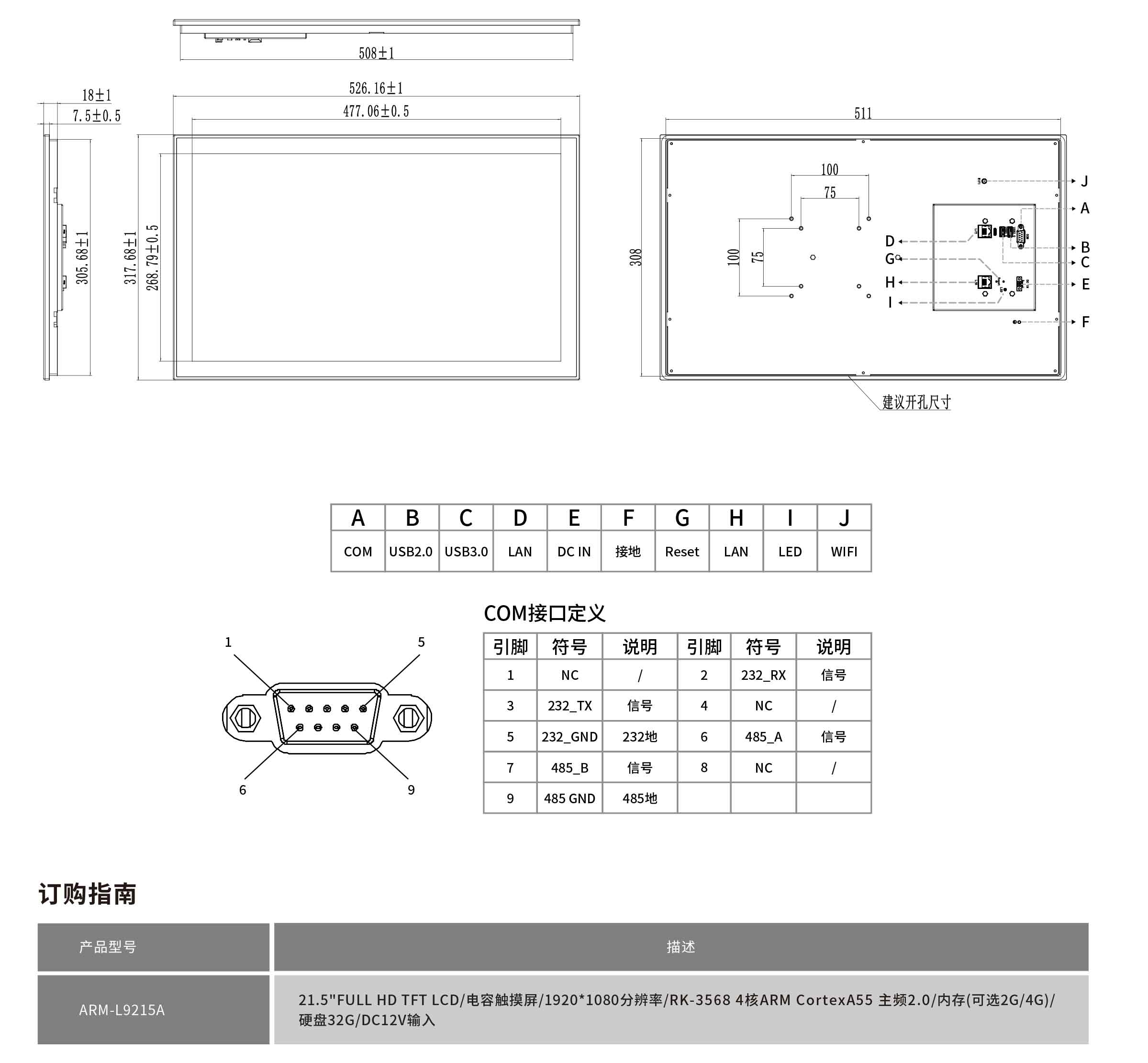 ARM-L9215A-規格書